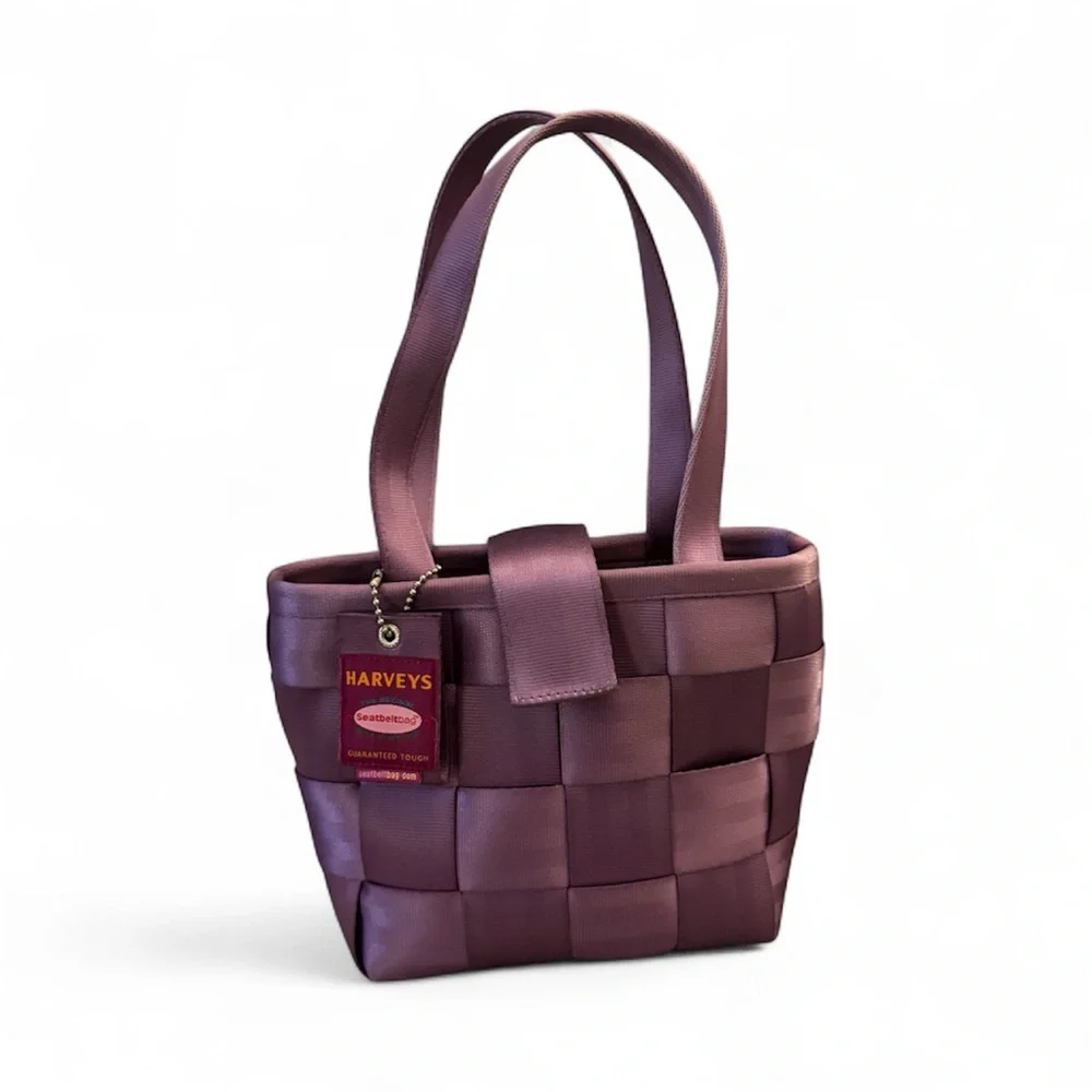 New The orginal Seatbeltbag Purple Double Handle Shoulder Bag Handbag